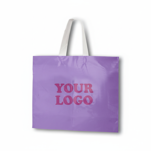 Personalized Recycled Custom Logo Reusable Hdpe Customized Size Plastic Shopping Bag For Business - Product Image 1
