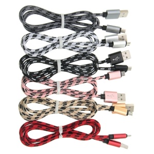 สายชาร์จเร็ว USB ไนล่อน2ม.,สำหรับ <span class=keywords><strong>iPhone</strong></span> XS Max XR XS X 8 7 6 <span class=keywords><strong>6S</strong></span> <span class=keywords><strong>Plus</strong></span> 11 12 13 14 Pro สายชาร์จ iPad - Product Image 1