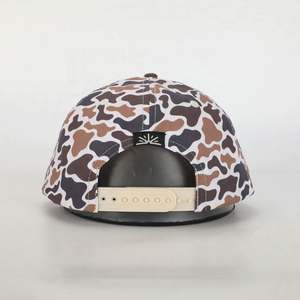 Gorra de Golf Deportiva de 5 Paneles con Logotipo de Camuflaje de Pato Impreso Digitalmente, Estilo Clásico, con Visera Plana, Sin Estructura y Cierre a Presión - Product Image 5