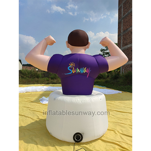 Bodybuilder gonflable musclé Offre Spéciale puissant Sports <span class=keywords><strong>Gym</strong></span> Fitness Publicité Gonflables avec un homme musclé - Product Image 5