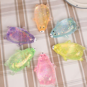 ของเล่นหมีพลาสติกวิบวับหลากสีสัน ของเล่นแปลกใหม่สำหรับคลายเครียด เหมาะสำหรับเด็กอายุ 2 ถึง 13 ปีขึ้นไป ขายส่ง - Product Image 1