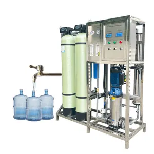 Mesin penjual air tanaman osmosis terbalik tekanan ultra rendah bagus untuk air minum lampu uv ro tanaman kimia perawatan air