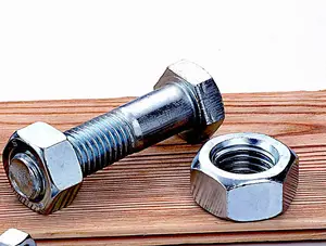 Length 6Mm-360Mm 3/8''-20'' Stainless Steel Nuts And Bolts Lug Nuts Titanium Fasteners Bolts Nuts