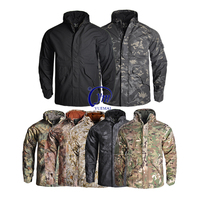 Vestes tactiques en polaire G8 coupe-vent imperméable de camouflage par temps froid pour hommes