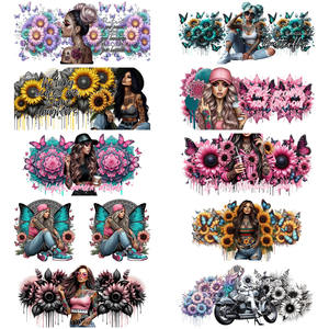 Autocollants imperméables en vinyle pour enveloppes de tasses en verre personnalisées, transferts UV DTF imperméables de 16 oz, étiquettes pour enveloppes de tasses, impression par transfert - Product Image 4