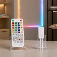 Contrôleur LED RGB RGBW avec synchronisation musicale, application, télécommande IR 38 touches, alimentation USB, contrôle de groupe pour éclairages de scène et accessoires d'éclairage