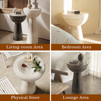 Table d'appoint Spazepaper Bouquet, table de chevet élégante, table d'appoint pliable en papier avec rangement intégré pour chambre d'hôtel, magasin de détail