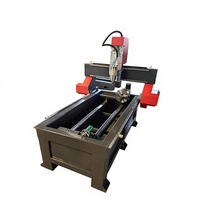 Routeur CNC 4 axes haute rigidité, machine de gravure CNC 3D avec dispositif rotatif pour le traitement des colonnes et des statues