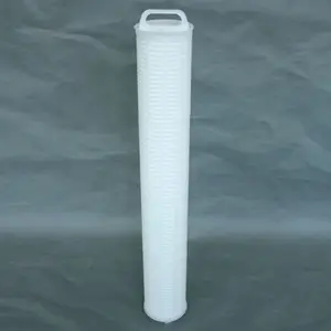 Nieuw Ontwerp Hoge Stroom Filter Cartridge Pp Geplooide Waterfilter Cartridges Lange Levensduur Industriële Afvalwaterbehandeling