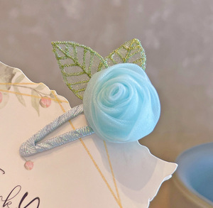 Nouveau rose fleur cheveux cravates chouchou simple élastique femme attachant cheveux corde chouchous enfants filles cheveux accessoires - Product Image 6