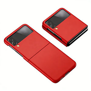 Funda para Teléfono Plegable con Bisagra para Z Flip 3/4/5/6/7, con Cierre Magnético a Prueba <span class=keywords><strong>de</strong></span> Golpes, Diseño Delgado, Material Plástico <span class=keywords><strong>de</strong></span> Color Puro - Product Image 2