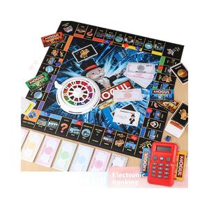 Jeu de société Monopoly anglais, <span class=keywords><strong>carte</strong></span> du monde épaissie, jeu de société en plastique Tycoon Immobilier, pour 14 ans et plus, vente en gros Tycoon Immobilier - Product Image 5