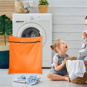 Customizable Oversize Polyester Pet Laundry <b>Bag</b> Foldable and Sewed Washing Machine Helper for Cleaning Pets in Bathroom - Product Image 6