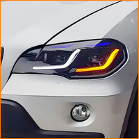 Pour BMW X5 E70 2007-2013 Série 5 G38 Style Full LED Bi-LED Double lentille Clignotant séquentiel Phare avant automobile