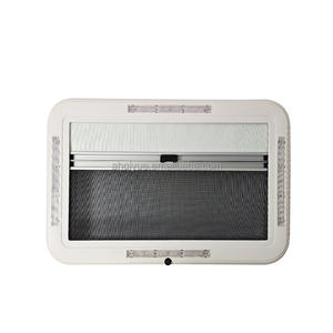 Precio de fábrica Marco blanco de aluminio Ventana de techo solar RV Camper Remolque LED Skylight 800x500mm - Product Image 6