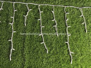 Tira de luces LED solares de colores para exteriores, luces navideñas impermeables para decoración de centro comercial, <span class=keywords><strong>cascada</strong></span> de cielo estrellado - Product Image 2