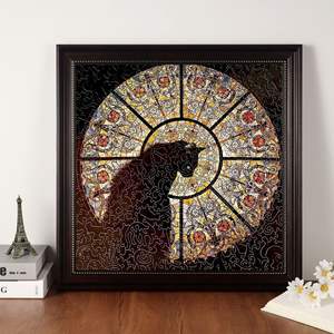 <span class=keywords><strong>Puzzle</strong></span> di luci invernali di natale Vintage Galison con cornice marrone - Product Image 3