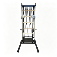 Máquina de cable Lofit Power Tower con estructura de aleación de aluminio, entrenador multifunción de doble polea para ejercicios cruzados de cuerpo completo, core y hombros