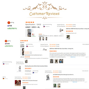 โทรศัพท์โบราณ OEM/ODM, สมุดเยี่ยมชมพร้อมวิดีโอและเสียงความละเอียด 1080P, ราคาโรงงานขายส่งสำหรับงานแต่งงานและงานปาร์ตี้ - Product Image 6