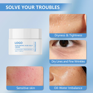 Crème Visage en Gelée à l'Acide Hyaluronique Personnalisée en Usine, Hydratation Profonde, Niacinamide Améliore les Rougeurs et les Peaux Sensibles - Product Image 4