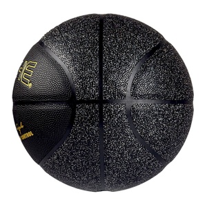 Psiche personalizzate di misura 7 per allenamento di pallacanestro Indoor/Outdoor palla perlata di colore nero realizzato in PU caratteristiche Logo personalizzato - Product Image 3