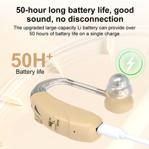 Aide auditive numérique <span class=keywords><strong>rechargeable</strong></span> à bas prix avec suppression du bruit et <span class=keywords><strong>2</strong></span> canaux pour adultes et seniors malentendants - Product Image 3