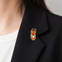 Mini-badge personnalisé en émail souple de 0,75 pouce, petit badge métallique discret, logo personnalisé, épingle de revers pour costumes