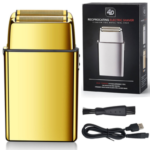 Afeitadora Eléctrica Metálica con Pantalla LCD para Hombre, Recargable, para Barba y Cabello, Máquina de Afeitar para Cabeza Calva, Herramienta de Acabado - Product Image 1