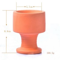 Nouveau design, chicha portable de haute qualité avec bol en céramique, écologique, durable, coffret cadeau personnalisable pour la vente en gros, pots à chicha