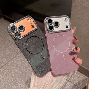 Funda Magnética con Anillo y Purpurina para Apple 17 Pro Max, con Orificios Precisos, Estilo Moderno y Femenino, Antigolpes, Compatible con 11, 15, 16/17/12 - Product Image 2