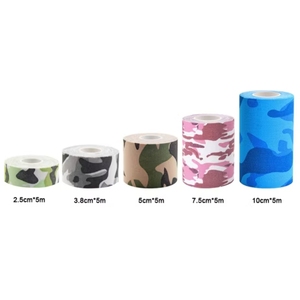 Rubans élastiques de kinésiologie camouflage athlétique imperméables personnalisés pour l'exercice, le sport et la récupération des blessures - Product Image 5