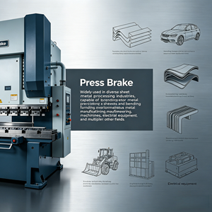 Prensa Plegadora Hidráulica CNC Sincronizada Totalmente Automática JJD WE67K-63T/1600 de 63 Toneladas y 1600 mm con 6+1 Ejes para Conformado de Chapa Metálica - Product Image 2