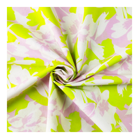 Tissu en coton peigné tissé léger à motif personnalisé, imprimé numérique, pour robe