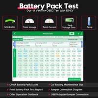 Lector de Códigos D9EV, Herramienta de Diagnóstico para Vehículos Eléctricos, Escáner de Estado de la Batería, Codificación de ECU, Programación de Llaves para Vehículos Tesla/BYD, Pantalla Táctil de 9.7 Pulgadas