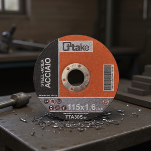 TTAKE ใบเจียรแบบแบน 115x1.6 มม. สำหรับตัดและเจียรเหล็ก - Product Image 3
