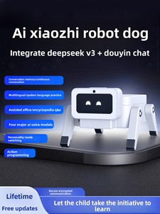 Robot Perro Inteligente de Aprendizaje, Regalo de Cumpleaños para Niños, Juguete Programable con IA y Control Remoto, Compañero de Chat - Product Image 1