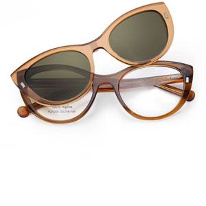 Nuevas Gafas <span class=keywords><strong>de</strong></span> Sol Magnéticas con Clip, Estilo <span class=keywords><strong>Ojo</strong></span> <span class=keywords><strong>de</strong></span> Gato, Polarizadas, con Bloqueo UV y Anti Luz Azul, Modelo PZ1005-2 - Product Image 3