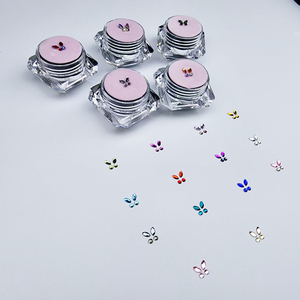 Bijoux dentaires papillon étincelants en cristal, diamants dentaires 3D papillon auto-adhésifs longue durée - Product Image 3