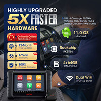 Aute MaxiDAS-herramienta de diagnóstico OBD2 para coche, escáner DS808S-BT con Android 11, VCI, MINI codificación inalámbrica, actualización de Autel Maxidas DS808