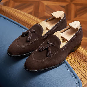 Zapatos Oxford de Hombre de Alta Calidad, Cuero Genuino, Estilo Británico, Formales de Negocios, Suela Suave, Color Sólido, para Novios, Bodas y Fiestas - Product Image 4