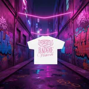 T-Shirt Oversize con Grafica Baddie Vision, Stile Streetwear Y2k - Product Image 3