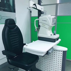 Unité de table d'optométrie ergonomique européenne avec chaise de réfraction ophtalmique, table coulissante en métal et conception stable - Product Image 4