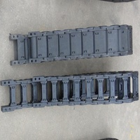 Chaîne de traînée de câble en nylon d'ingénierie chariot à énergie de fonctionnement lisse transporteur de câble en plastique pour tuyaux hydrauliques