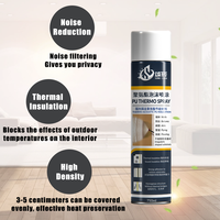 PU mousse un composant aérosol tuyau polyuréthane mousse pulvérisation pour mur toit isolation Silicone et adhésif