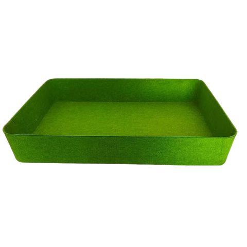 Modern Design One-Piece Felt Storage Box Recyclable RPET Material Christmas Storage Tray 60*40*10cm Firewood Tray
