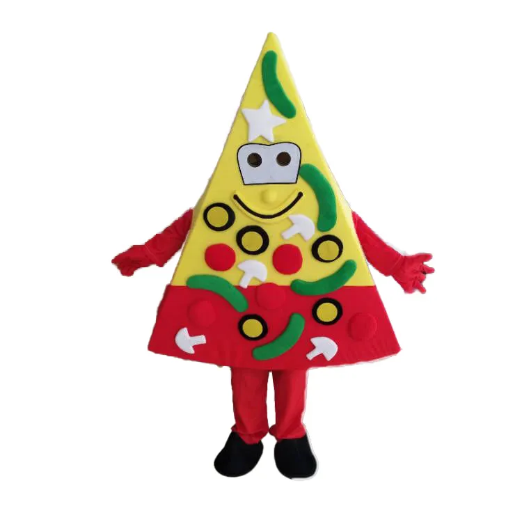 2023 Frutas Pizza Mascote Traje Inflável Adulto Andando Performance Roupas Hamburg Modelo Vestuário Halloween trajes mascote