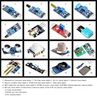 Kit de Sensor de módulos 16 en 1 para Arduino R3 Mega2560, Nano Raspberry Pi 4 3 2, modelo B K62