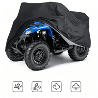 Housses de protection pour VTT/UTV, imperméables, résistantes aux intempéries, anti-UV, anti-poussière, couleur et taille personnalisées