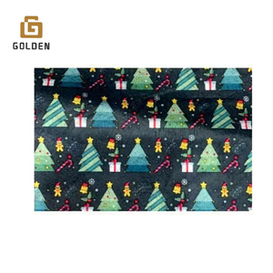 Vente directe à prix réduit de rouleaux de tissu non tissé imprimé en spunlace à motifs animaux, vente en gros de tissu non tissé imprimé en PP pour masque de Noël - Product Image 3
