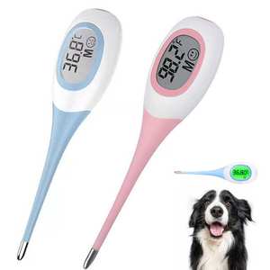 Termómetro Veterinario de Pantalla Grande, Termómetro Médico Preciso de 8 Segundos para Medir la Temperatura Oral y Axilar de Mascotas - Product Image 1